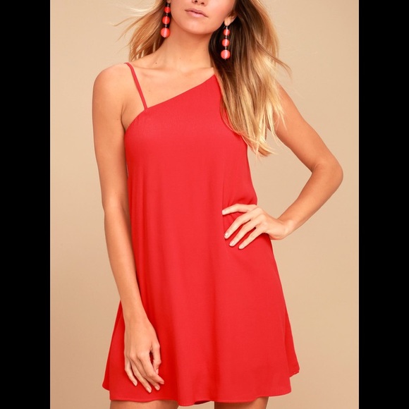 Lulu’s night in paradise coral swing sundress - Picture 2 of 10